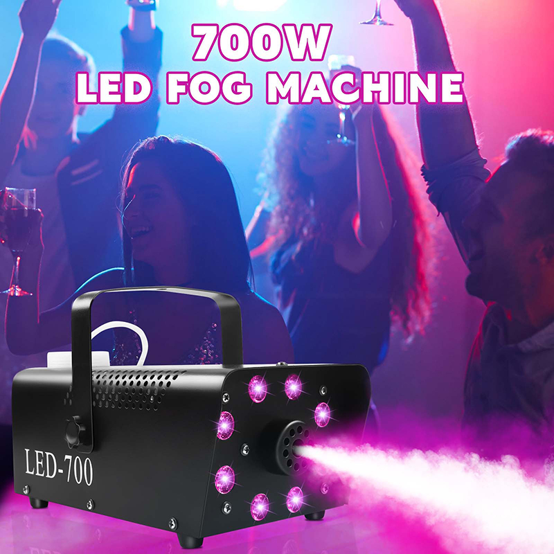 with 8 LED Lights Smoke Machine